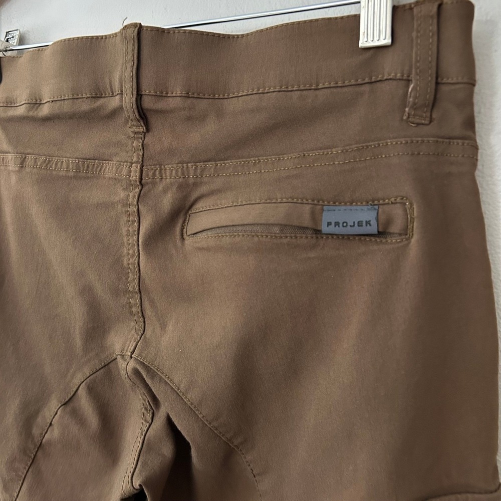 PROJEK‎ RAW Pants Mens 30 Brown Tech Cargo Performance Stretch Tapered